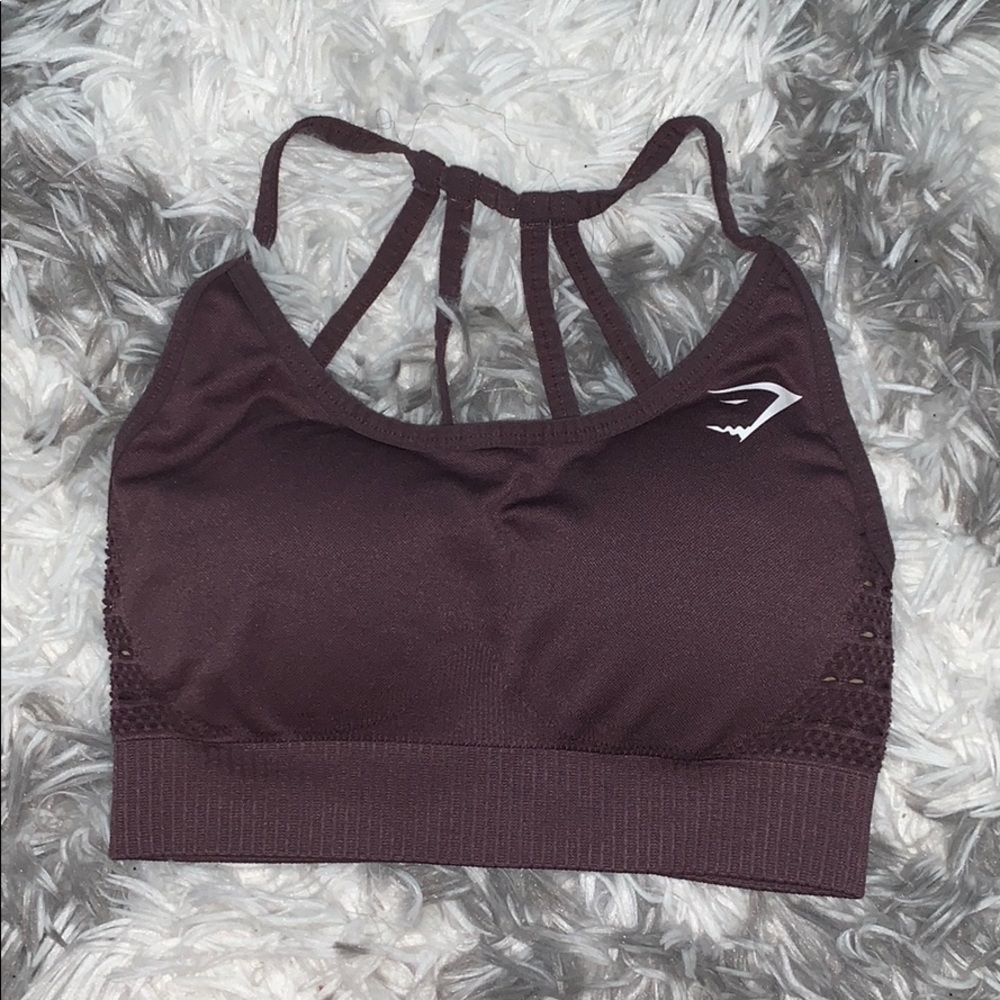 gymshark purple sports bra